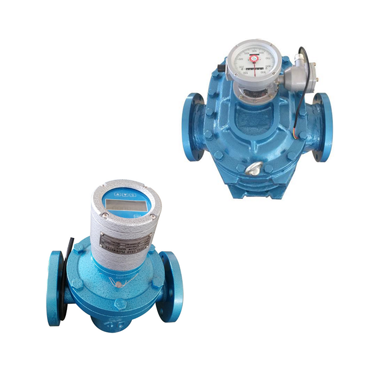 Positive Displacement industrial oil flow meters