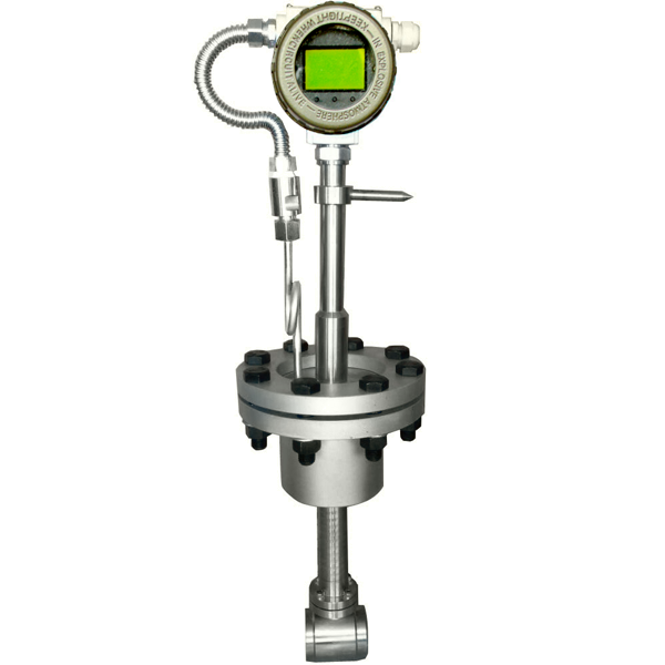 insertion vortex flow meter