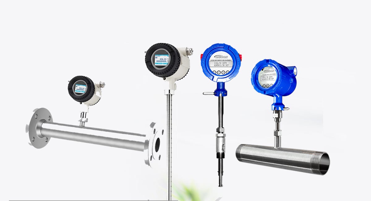 thermal mass flow meters