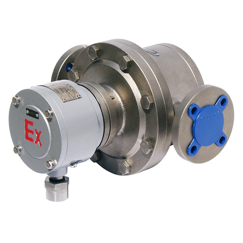 Explosion-proof oval gear pd flowmeter for gasoline