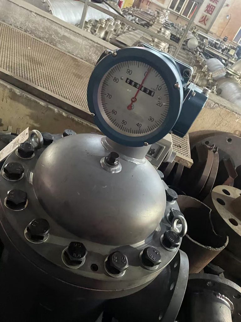 positive displacement mechanical flow meter